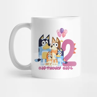 Bluey and Bingo 2 year Mug